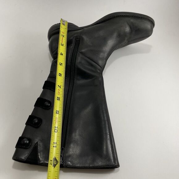 Merrell Tetra Launch Waterproof Black Side Zip Polartec Leather Boots Womens 6 - Picture 7 of 11